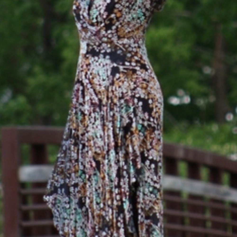 Anthropologie boho chic Moulinette Soeurs floral jumpsuit size 2 - Picture 10 of 10
